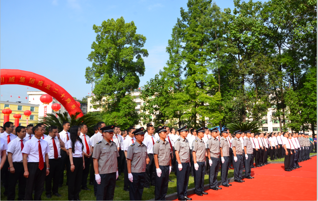 集團隆重舉行成立二十周年升旗儀式(圖3)